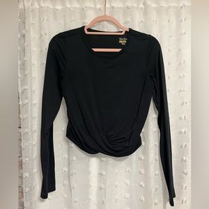 Iilly Pulitzer long sleeve Greer crop top